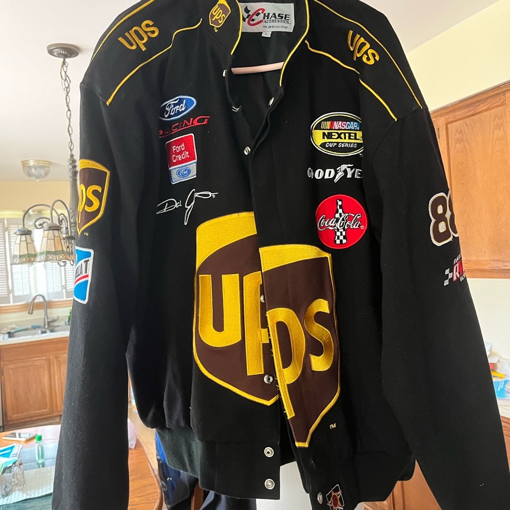RARE JH Design UPS racing jacket